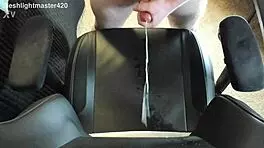 The Perverted Mall Officer Begs Me to Suck His Cock at Work