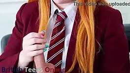 Victoria Greene Gives Joi In Uniform