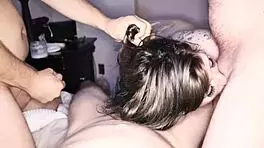 Hot Young 18+ Slut Passed Around By Older Men