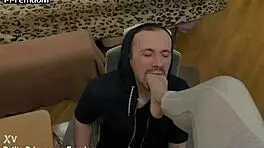 Lifestyle Femdom with Kira in Leggings - Foot Gagging and Facesitting