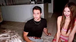 straight out of the shower, girlfriend spreads for roommate sex in dorm with cowgirl and bent over