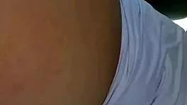 Fat BBW Latina rides cock outdoors publicly