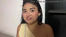 Beautiful Tourist with Small Tits Cheats on Husband. She Takes Stranger's Big Cock for Money, Reaching Intense Orgasm.