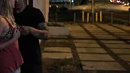 teen girl gets tied up for her first outdoor hardcore fuck