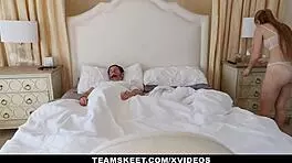 TeenPies - Tight Blonde Pussy Leaking Cum After Hard Ride