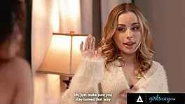 anna claire clouds and alexis tae exploring lesbian pleasure 😍