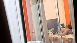 Mexican nurse Miranda caught banging lover with window wide open