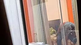 Mexican nurse Miranda caught banging lover with window wide open
