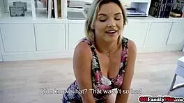 i taste my new teen stepsister's shaved pussy