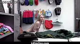 Handcuffed Thief Emma Starletto Teases Officer With Big Ass