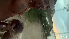 Holy crap, nothing beats cumming at sunrise! Watch this young 18+ MILF take it in the ass outdoors!