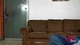 horny brunette nails porno casting with huge dick, wanna see?