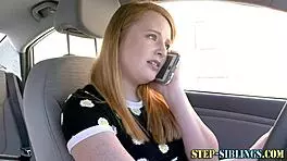 Teenage Stepsister Gets Mouth Jizzed by Big Cock