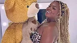 Rough USA Tattoo Babe Rides Cowgirl with Big Ass in POV Creampie