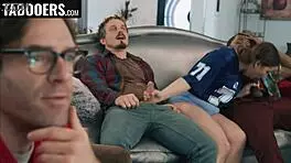 stepdaughter caught riding in football contact sport context