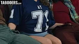 stepdaughter caught riding in football contact sport context