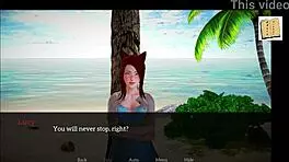 My new family episode features a homemade game with redhead and brunette teens.