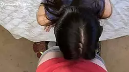 i just wanted to change a light bulb, but she jumped to suck me off.