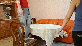 i just wanted to change a light bulb, but she jumped to suck me off.