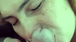 wife cheats on husband and he gets so horny he cums on her natural tits 😏