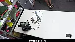 Teen Caught Disposing Stolen Item, Bent Over by Loss Prevention Officer at Lyftersex