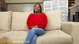 Specific Beautiful Big Booty Ebony African Teen 18+ Interracial Casting