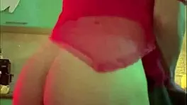 does trans girlfriend fuck sexy neighbor's mouth with anal masturbation?