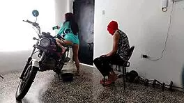 Innocent Neighbor Surprises With Kinky Ass Shaking And Submissive Cuckold Fun.