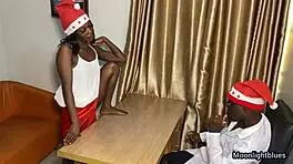 ebony petite gives bbc family doctor merry christmas fuck at hospital