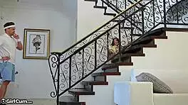 Tennis Babe Skips Lessons to Ride Big Cock on Court