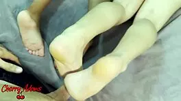 Yo, brought my friend for a hot homemade threesome! Cherry Adams and Amanda Teix share cum! 😜