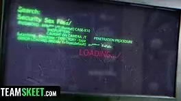 Shoplyfter - Tight 18+ Thief Caught and Stuffed by Security Guard