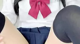 cute petite asian amateur student girl so horny for couple action