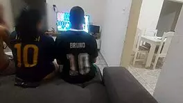 Fiz sexo com amigo do marido por aposta, got so horny I did DP! 🔥