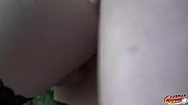 Redhead Football Fan Mia May Picked Up for Public Anal Fuck by German Scout at Viewing