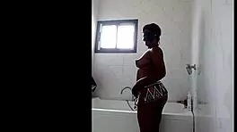 man, i’m obsessed with this zulu babe’s tits while she toys her pussy