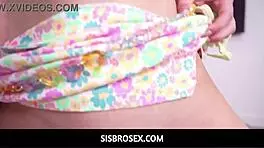 Chanel Camryn pranks her stepbrother with naked photos but admires his large cock