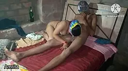bhabhi got pounded hard at night in wild bedroom action!