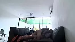 Man, my hermanastra is so jealous her hermano banged her amiga with those big natural tits.