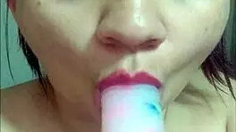 curvy young woman teaches blowjob techniques