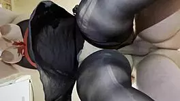 yo, banging my fat girlfriend doggy style in the kitchen