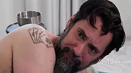 Secretary swaps desk for deep throat with Tommy Pistol and Savvy Suxx