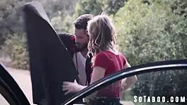 Bipolar Hitchhiker Kirsten Scott Sucks Big Cock Deep