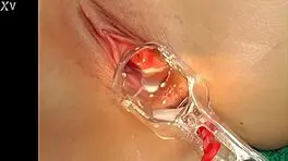 Euro Solo Masturbation by Sexy Blonde Natural Babe