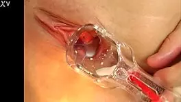 Euro Solo Masturbation by Sexy Blonde Natural Babe