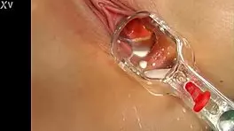 Euro Solo Masturbation by Sexy Blonde Natural Babe