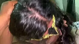 Damn, I swallowed my neighbor’s whole cock at midnight! So submissive! 😳