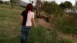 Petite Latina Nerd Submits to Hard Fucking on a Public Hill