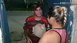 british 18 year old blonde gets railed and creampied on the sofa at the party