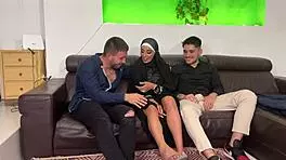 Aaliyah Yasin Experiences First Double Penetration In Hijab Threesome